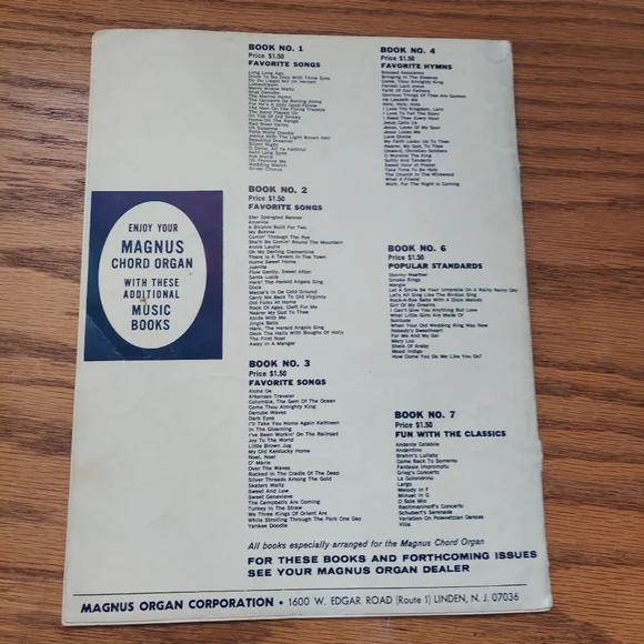 Vintage OrganMusic Books  Merry Christmas Time   Christmas Music For The Magnus - Picture 10 of 10